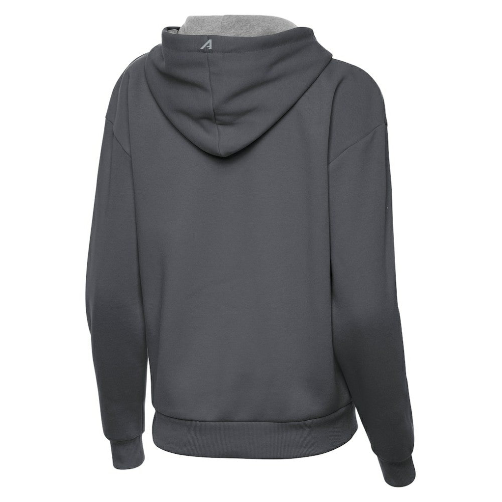 Boston Bruins Antigua Women's Victory Pullover Hoodie - Charcoal Hoodies