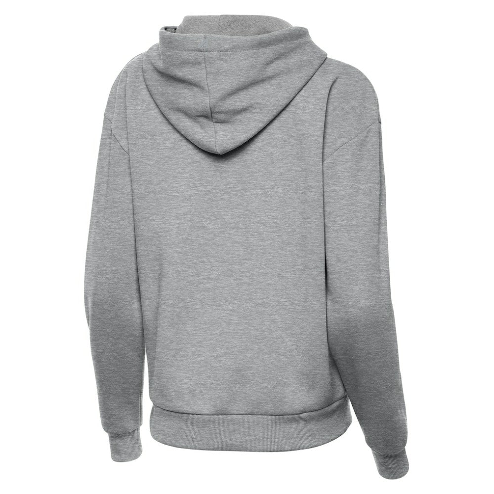 Boston Bruins Antigua Women's Victory Pullover Hoodie - Heather Gray Hoodies