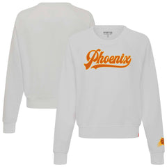 Phoenix Suns Sportiqe Women's Genuine Issue Collection Ashlyn Raglan Sweatshirt - Gray cheap