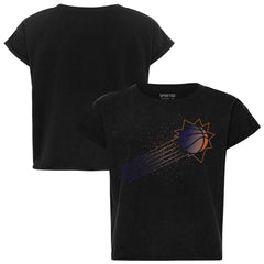 Phoenix Suns Sportiqe Women's Cropped Genuine Issue Collection Alana T-Shirt - Black online