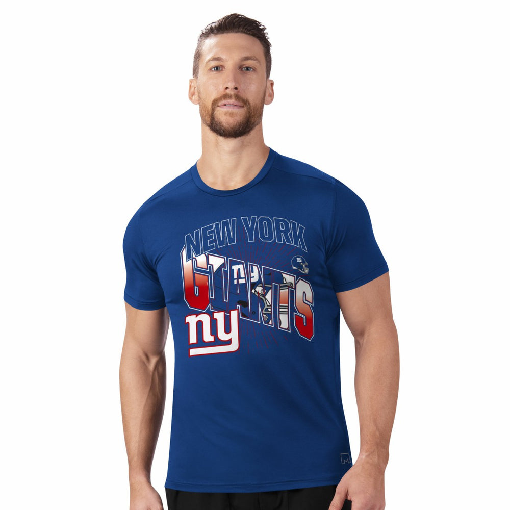 New York Giants MSX by Michael Strahan Performance T-Shirt - Royal on sale