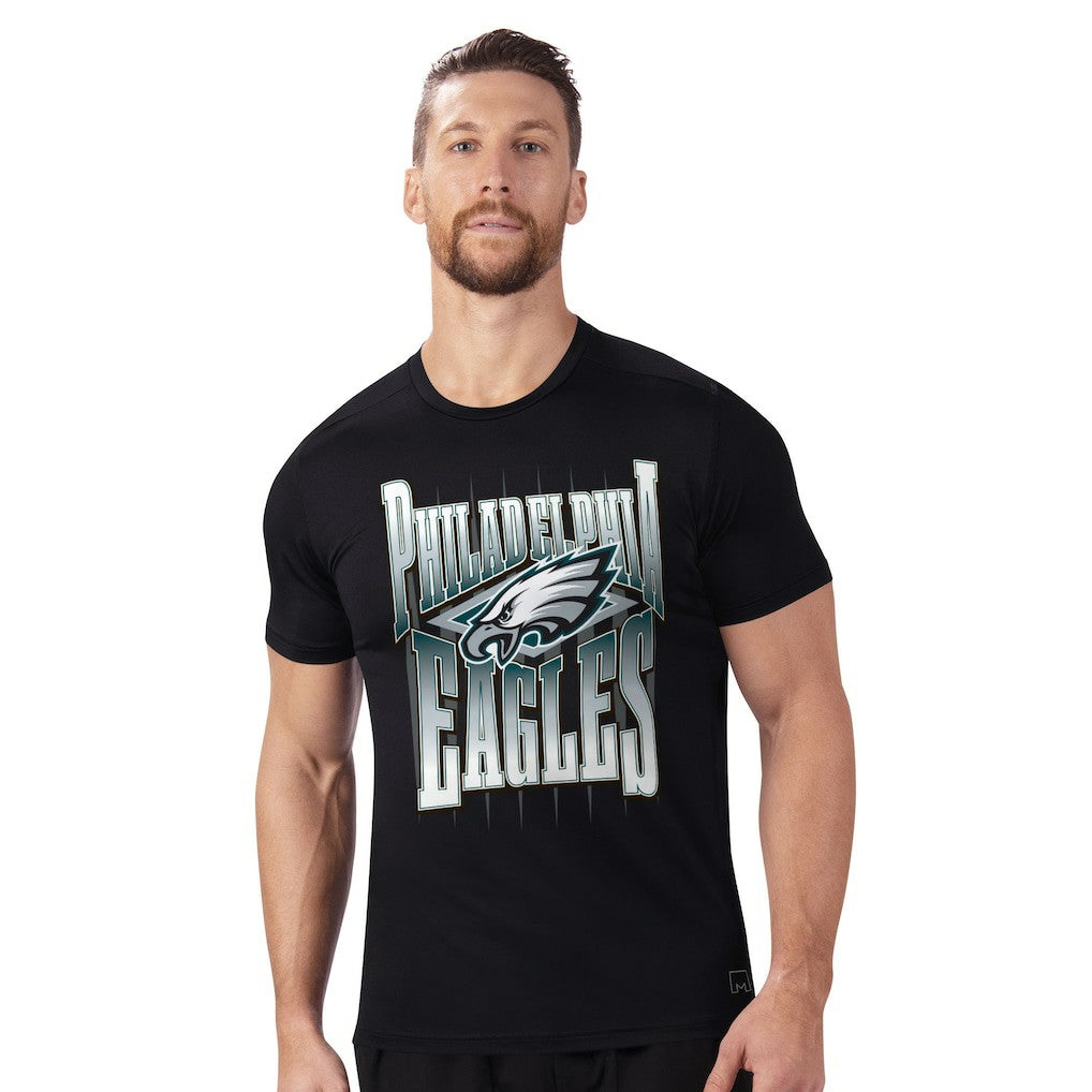Philadelphia Eagles MSX by Michael Strahan Men's T-Shirt - Black discount
