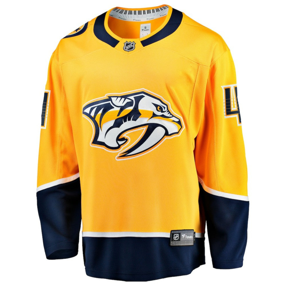 Nicolas Hague Nashville Predators Fanatics Home Breakaway Jersey - Gold Jerseys