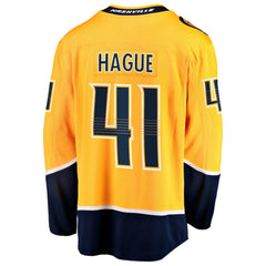 Nicolas Hague Nashville Predators Fanatics Home Breakaway Jersey - Gold Jerseys