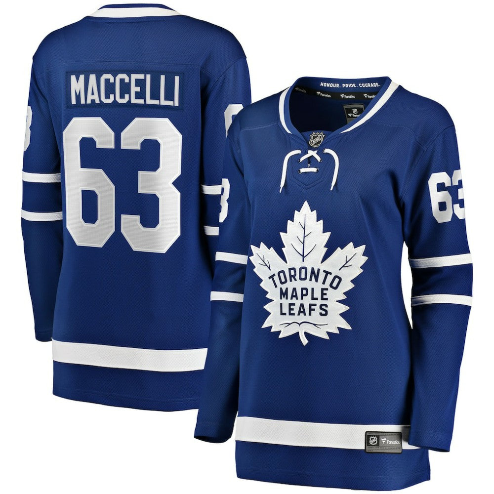 Matias Maccelli Toronto Maple Leafs Fanatics Women's Home Breakaway Jersey - Blue Jerseys