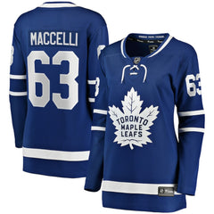 Matias Maccelli Toronto Maple Leafs Fanatics Women's Home Breakaway Jersey - Blue Jerseys