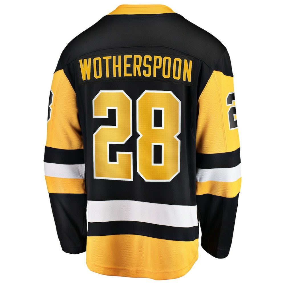 Parker Wotherspoon Pittsburgh Penguins Fanatics Home Breakaway Jersey - Black Jerseys