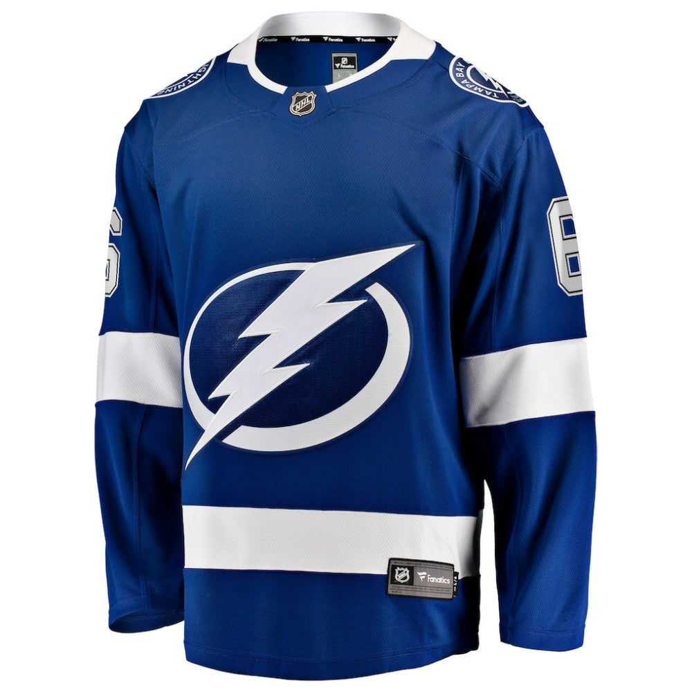 Nick Abruzzese Tampa Bay Lightning Fanatics Home Breakaway Jersey - Blue Jerseys