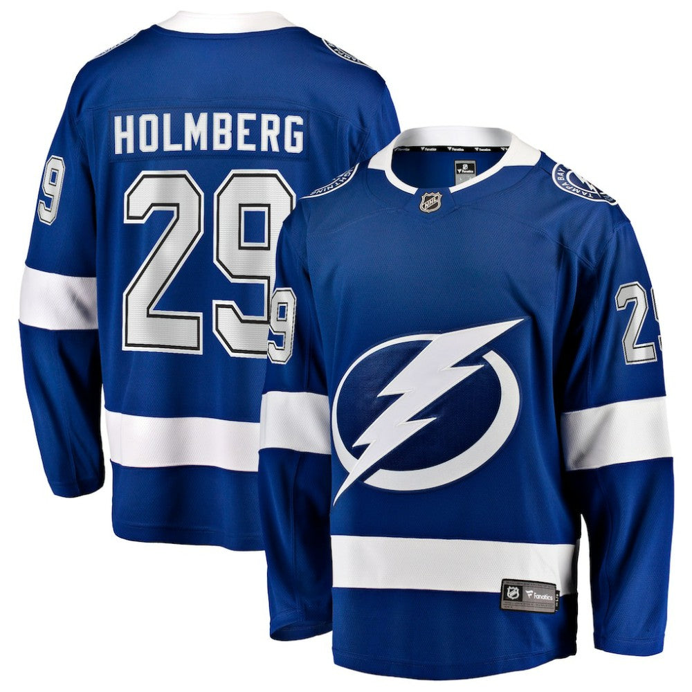 Pontus Holmberg Tampa Bay Lightning Fanatics Home Breakaway Jersey - Blue Jerseys