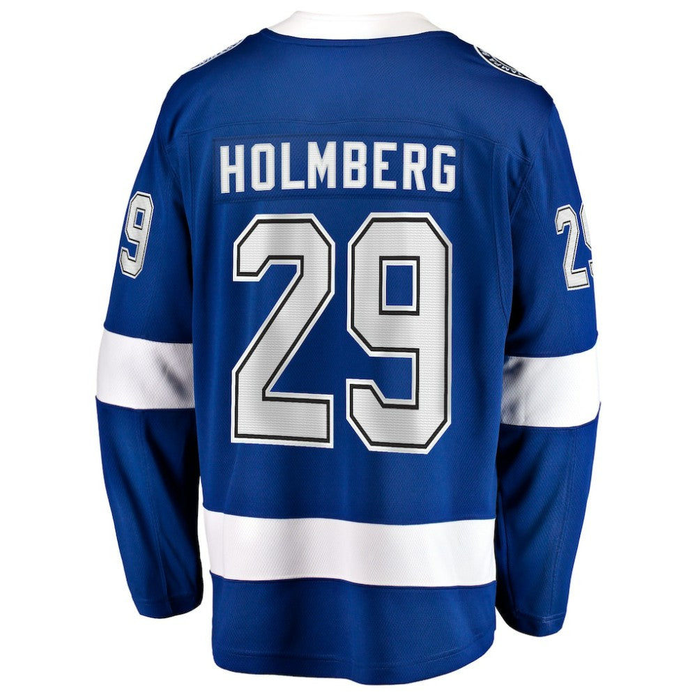 Pontus Holmberg Tampa Bay Lightning Fanatics Home Breakaway Jersey - Blue Jerseys