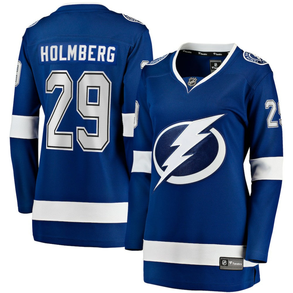Pontus Holmberg Tampa Bay Lightning Fanatics Women's Home Breakaway Jersey - Blue Jerseys