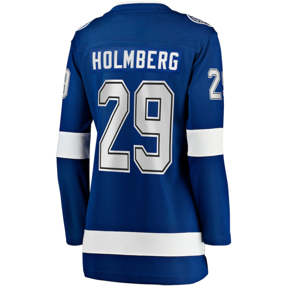 Pontus Holmberg Tampa Bay Lightning Fanatics Women's Home Breakaway Jersey - Blue Jerseys