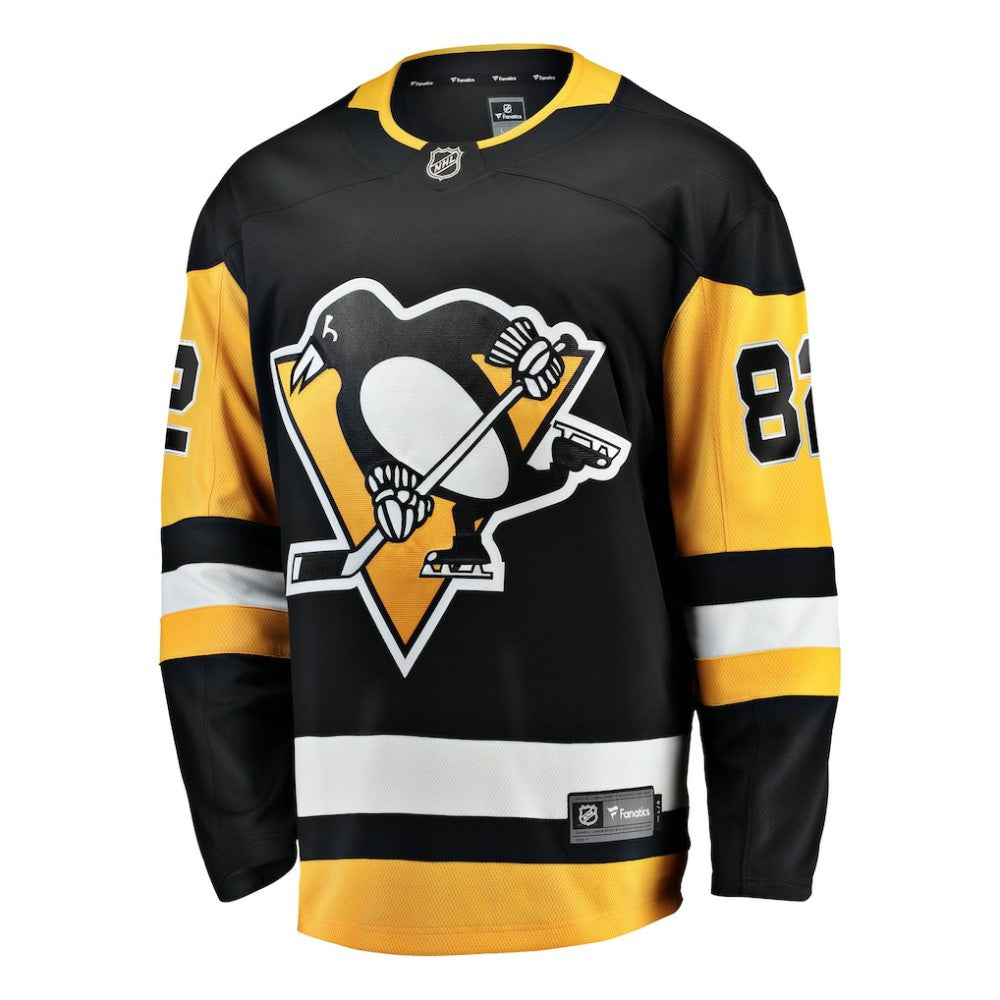 Caleb Jones Pittsburgh Penguins Fanatics Home Breakaway Jersey - Black Jerseys