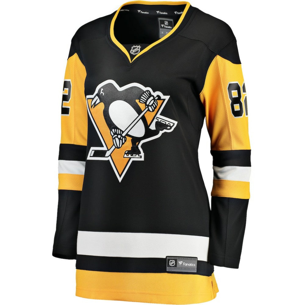Caleb Jones Pittsburgh Penguins Fanatics Women's Home Breakaway Jersey - Black Jerseys