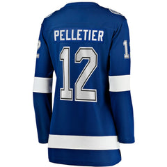 Jakob Pelletier Tampa Bay Lightning Fanatics Women's Home Breakaway Jersey - Blue Jerseys