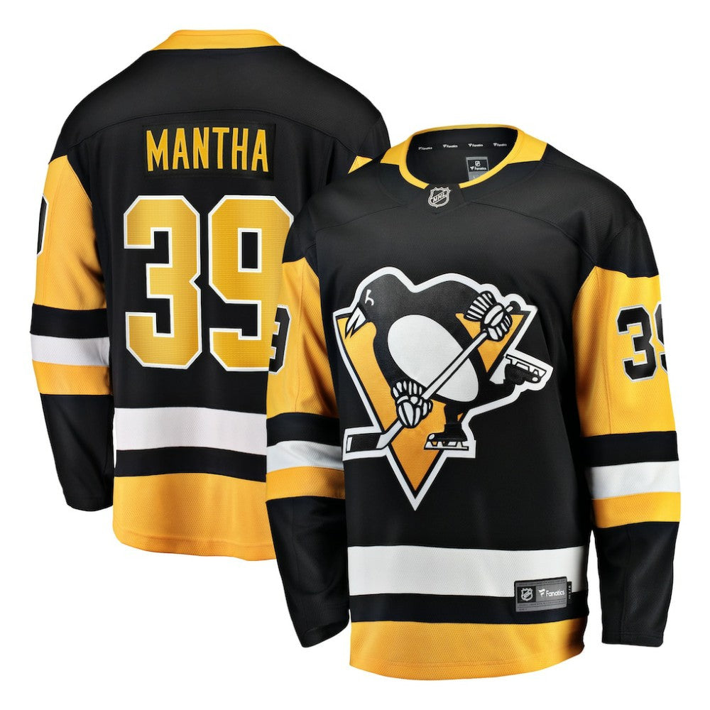 Anthony Mantha Pittsburgh Penguins Fanatics Home Breakaway Jersey - Black Jerseys