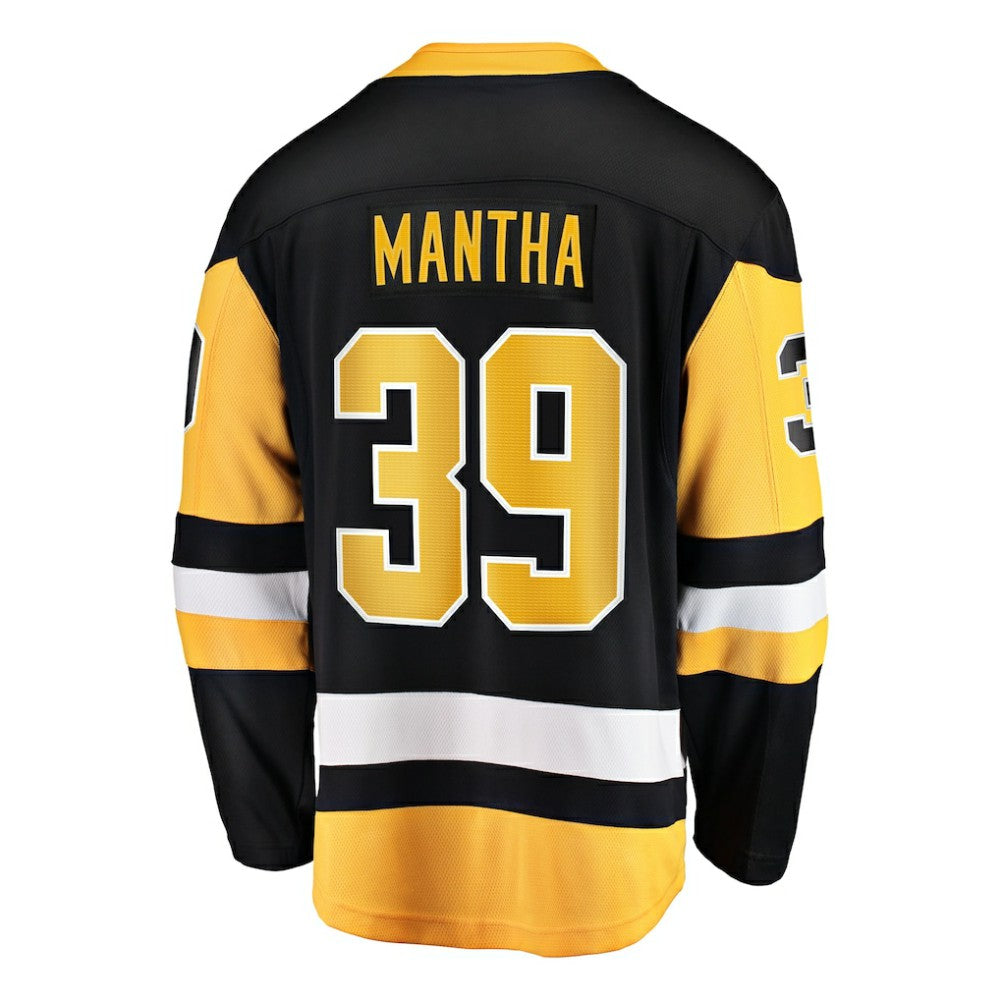 Anthony Mantha Pittsburgh Penguins Fanatics Home Breakaway Jersey - Black Jerseys