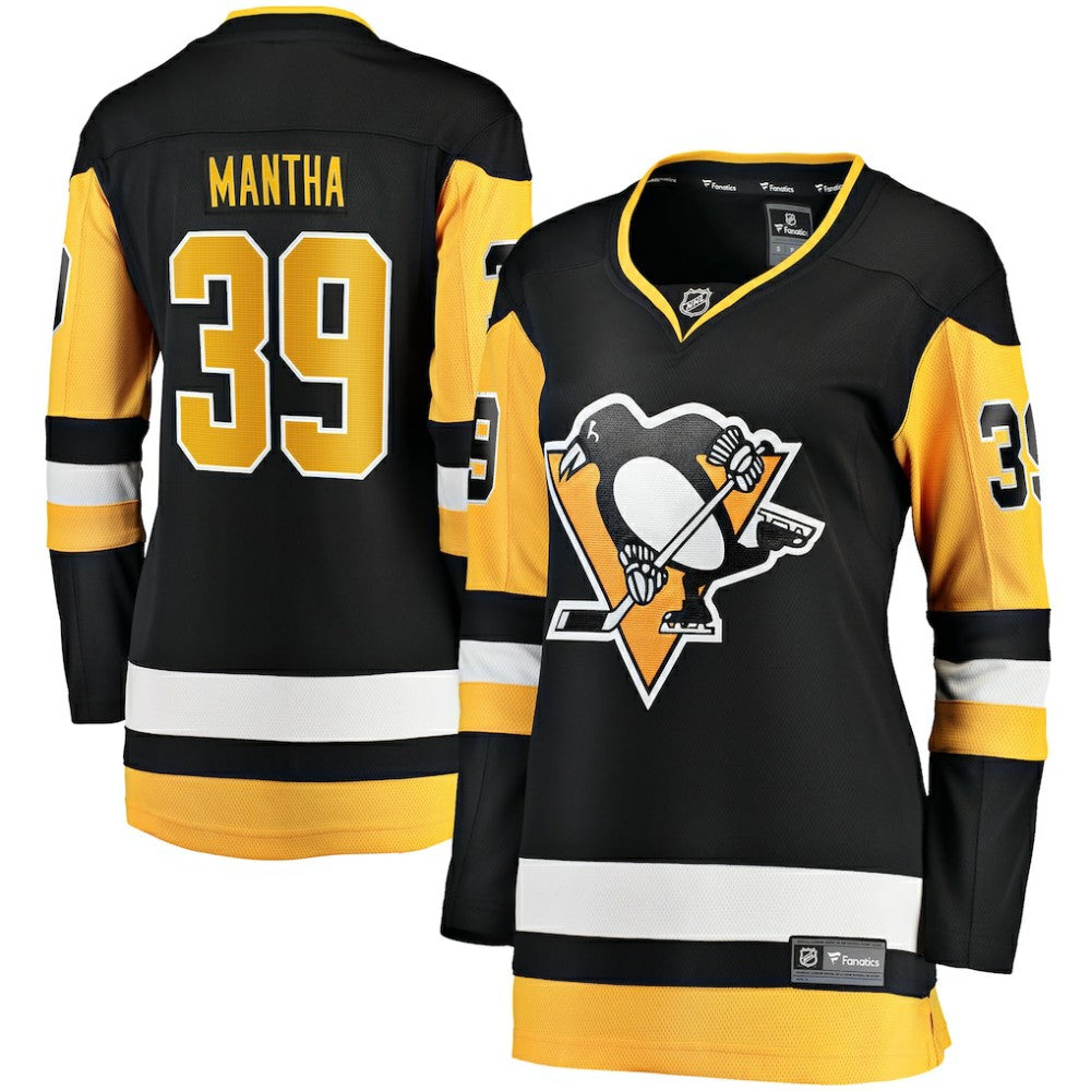 Anthony Mantha Pittsburgh Penguins Fanatics Women's Home Breakaway Jersey - Black Jerseys