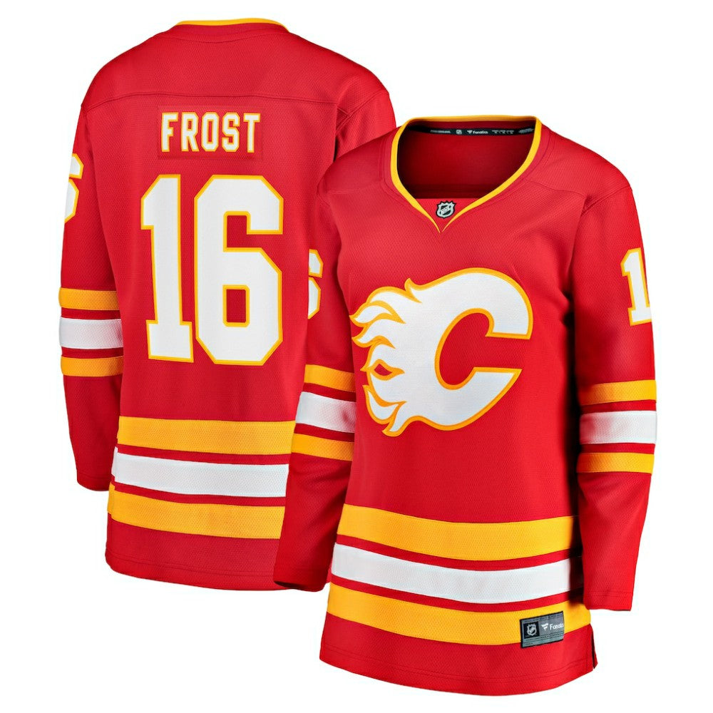 Morgan Frost Calgary Flames Fanatics Women's Home Breakaway Jersey - Red Jerseys