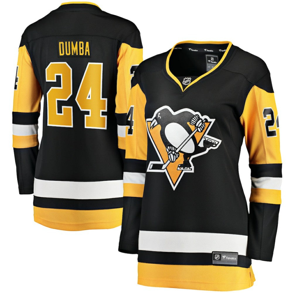 Matt Dumba Pittsburgh Penguins Fanatics Women's Home Breakaway Jersey - Black Jerseys