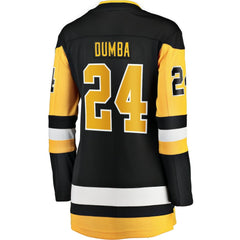 Matt Dumba Pittsburgh Penguins Fanatics Women's Home Breakaway Jersey - Black Jerseys