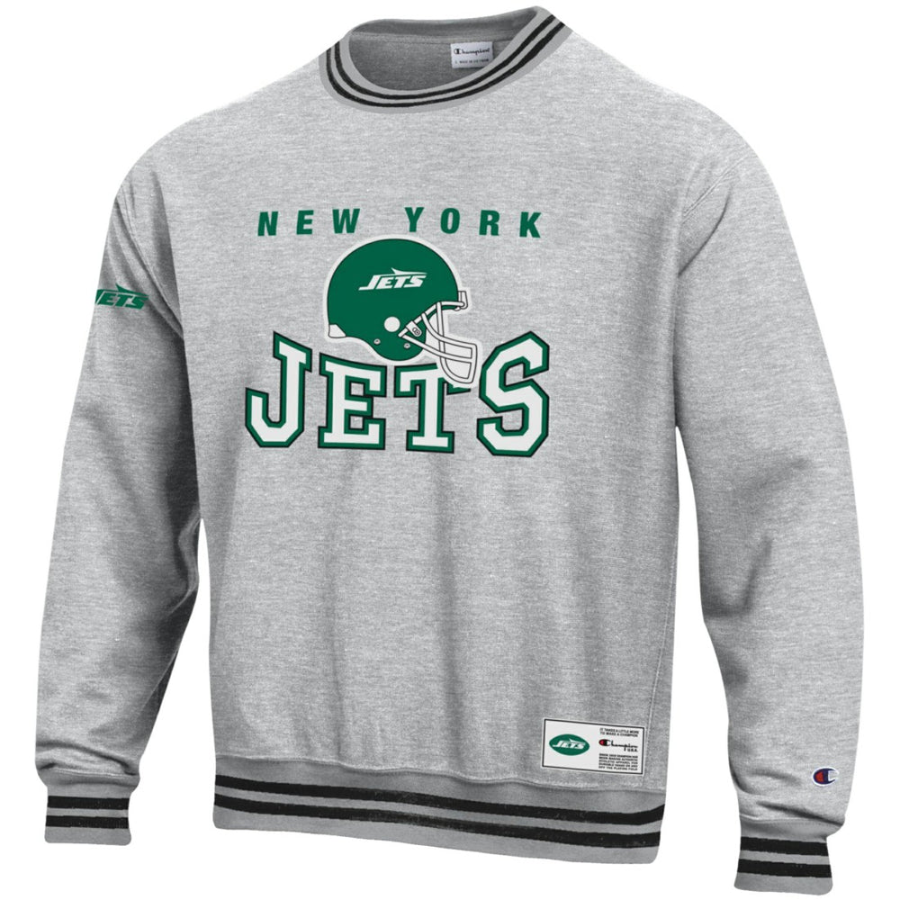 New York Jets Champion Reverse Weave Fleece Sweatshirt - Gray sale