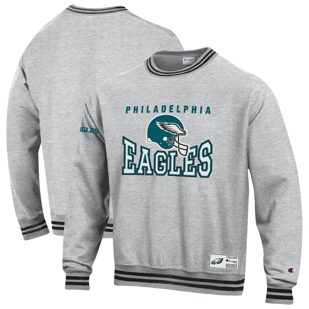 Philadelphia Eagles Champion Reverse Weave Fleece Sweatshirt - Heather Gray outlet