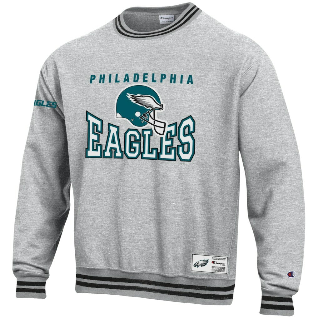 Philadelphia Eagles Champion Reverse Weave Fleece Sweatshirt - Heather Gray outlet