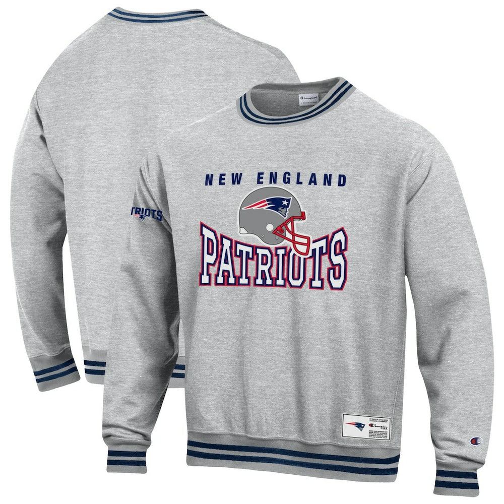 New England Patriots Champion Reverse Weave Fleece Sweatshirt - Gray outlet