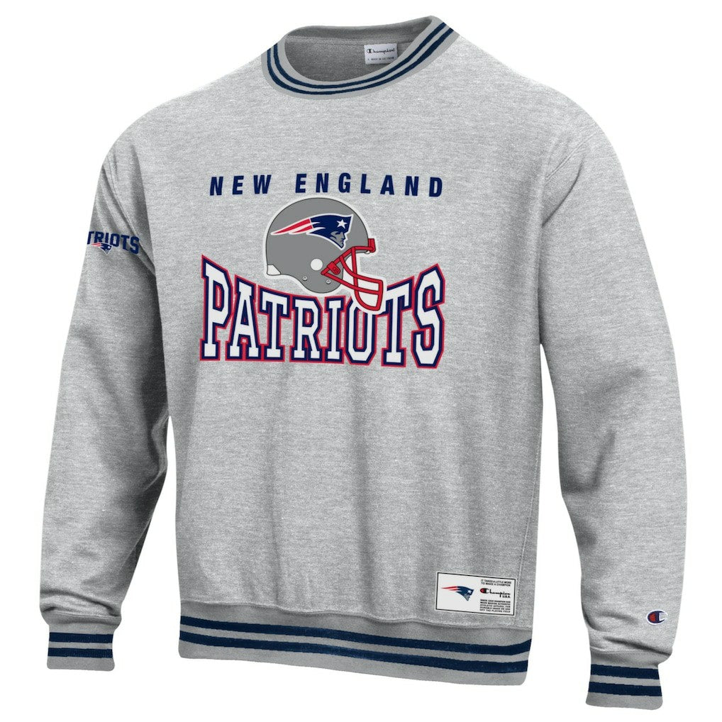 New England Patriots Champion Reverse Weave Fleece Sweatshirt - Gray outlet