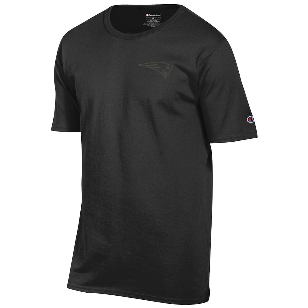 New England Patriots Champion Tonal Logo T-Shirt - Black on sale