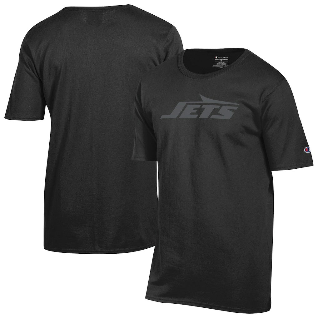 New York Jets Champion Tonal Logo T-Shirt - Black cheap