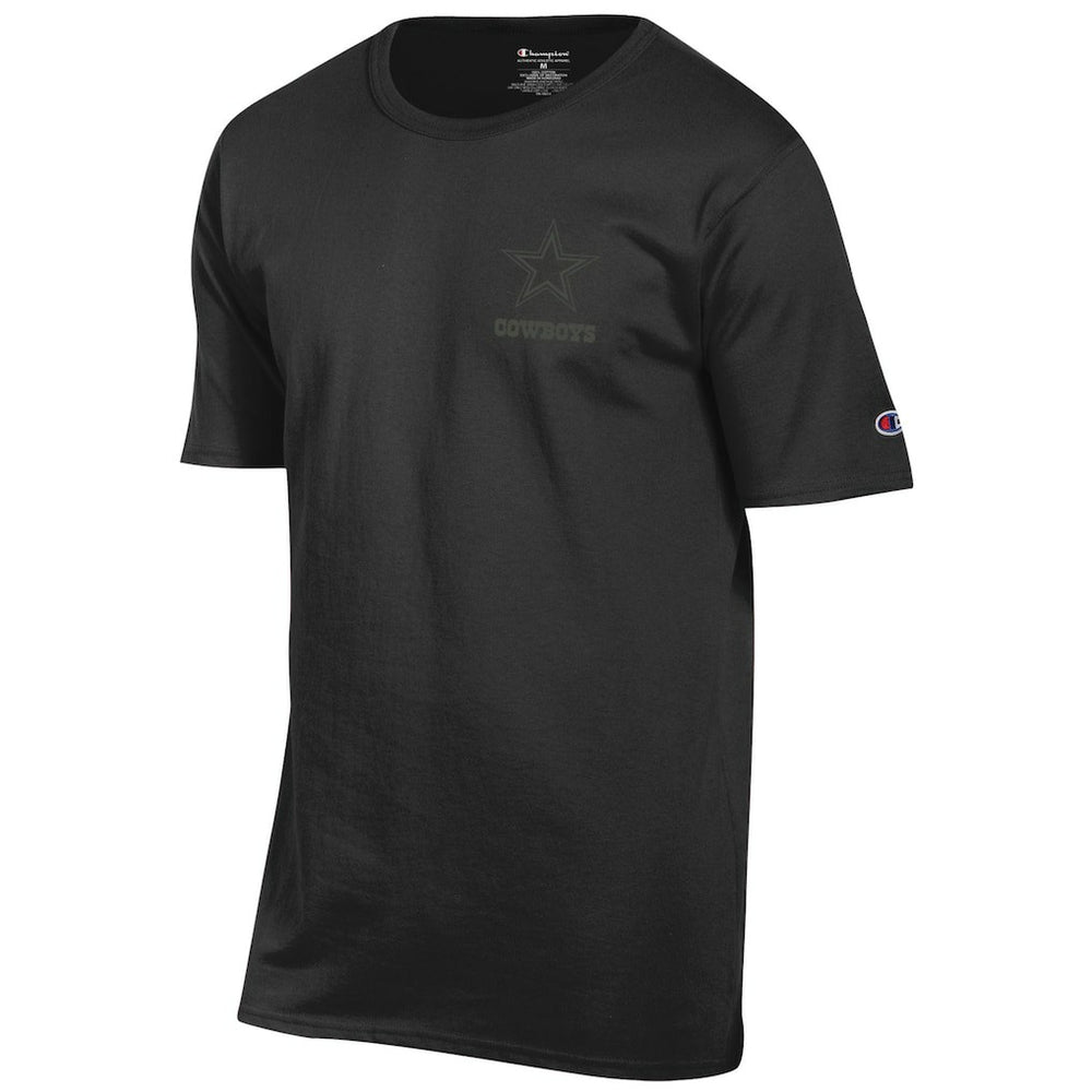 Dallas Cowboys Champion Tonal Logo T-Shirt - Black for sale
