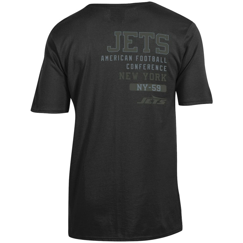 New York Jets Champion Tonal Logo T-Shirt - Black sale