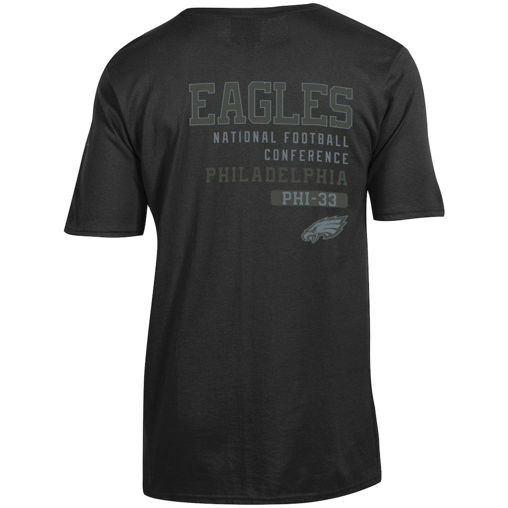 Philadelphia Eagles Champion Tonal Logo T-Shirt - Black on sale