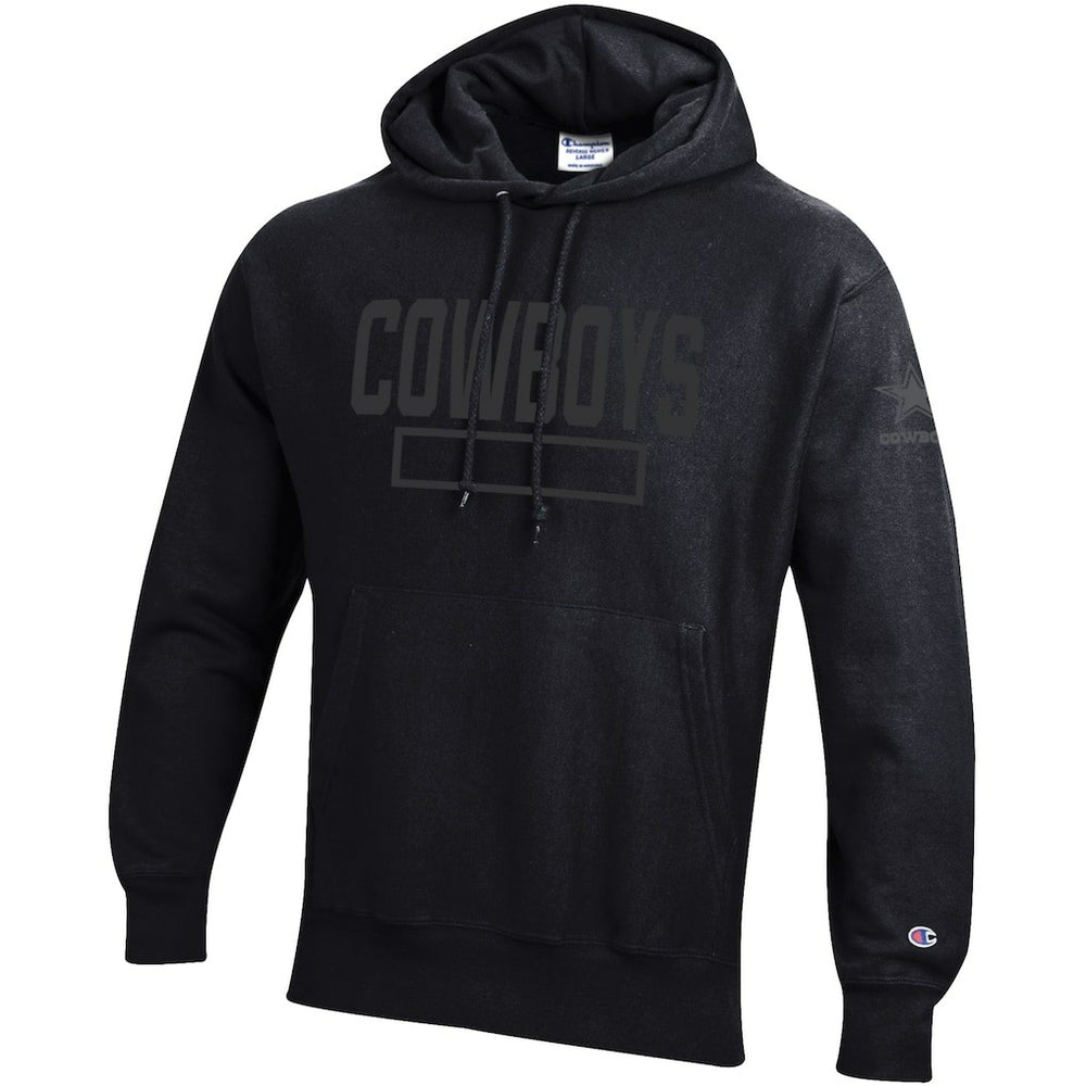 Dallas Cowboys Champion Tonal Reverse Weave Fleece Hoodie - Black online