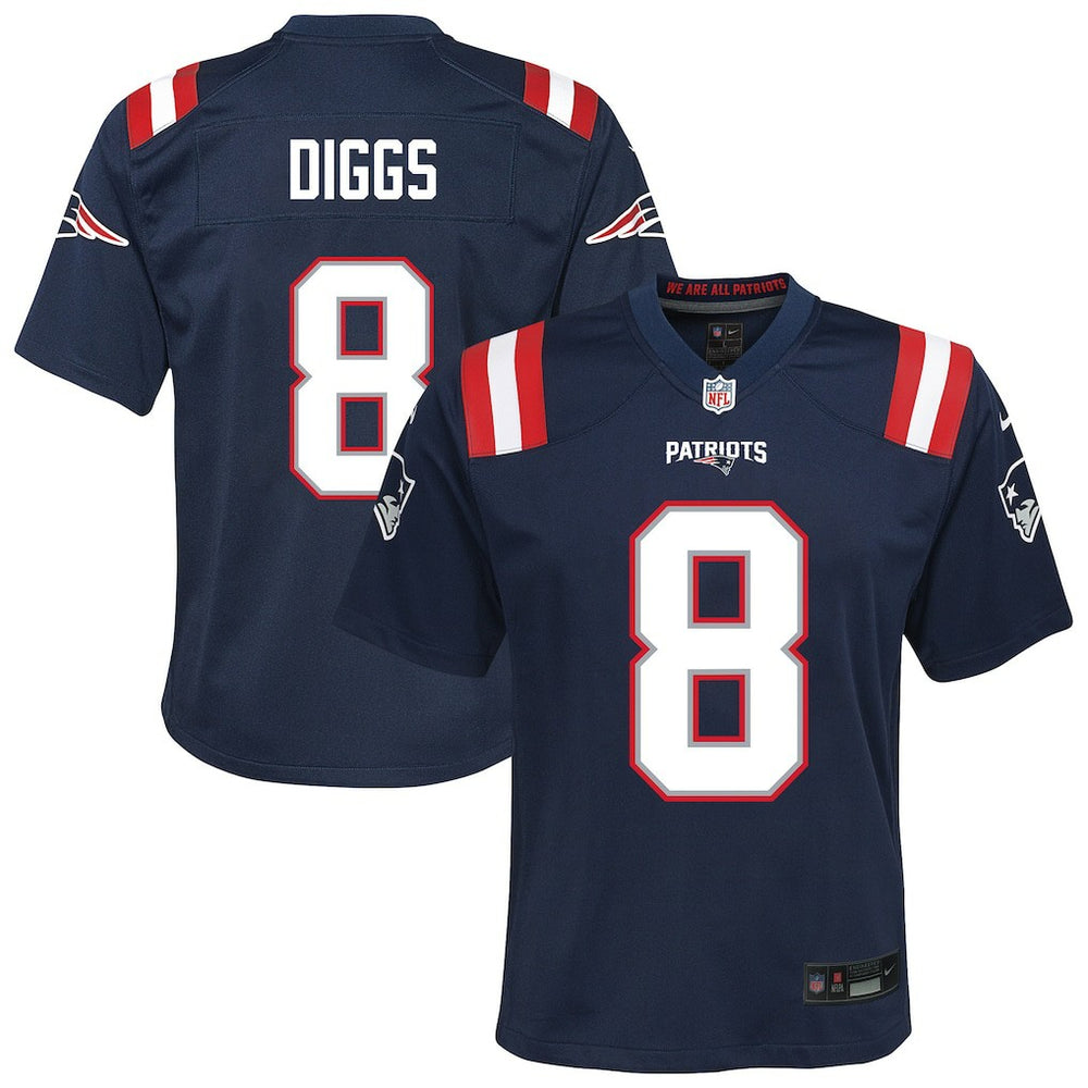 Stefon Diggs New England Patriots Youth Team Game Jersey - Navy online