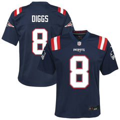 Stefon Diggs New England Patriots Youth Team Game Jersey - Navy online