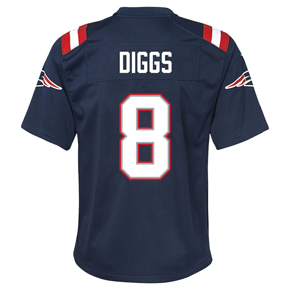 Stefon Diggs New England Patriots Youth Team Game Jersey - Navy online