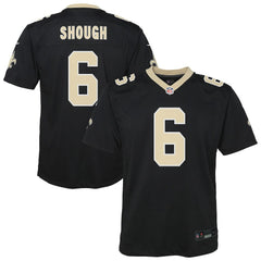 Tyler Shough New Orleans Saints Youth Team Game Jersey - Black for sale