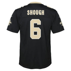 Tyler Shough New Orleans Saints Youth Team Game Jersey - Black for sale