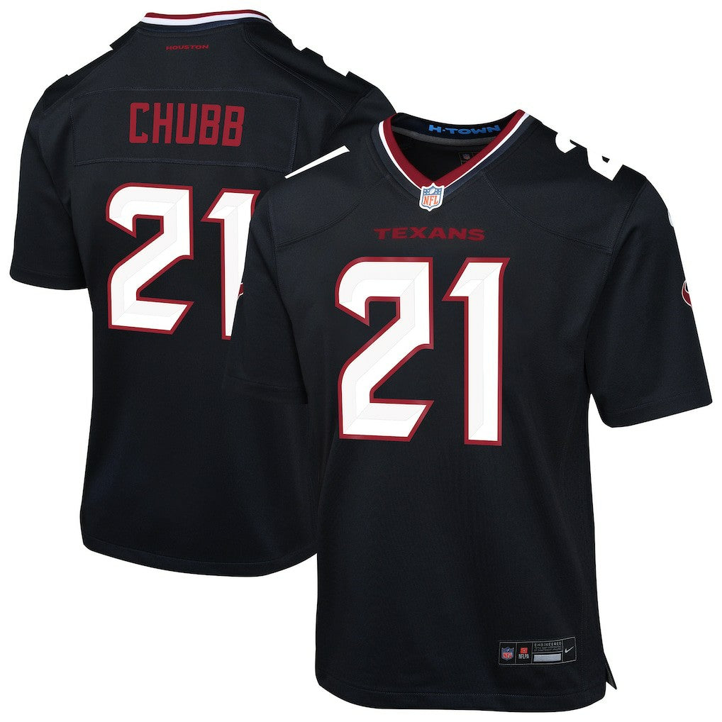 Nick Chubb Houston Texans Youth Team Game Jersey - Navy on sale