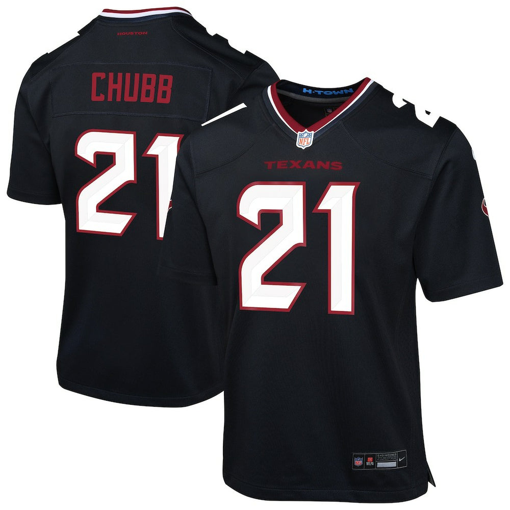 Nick Chubb Houston Texans Youth Team Game Jersey - Navy on sale