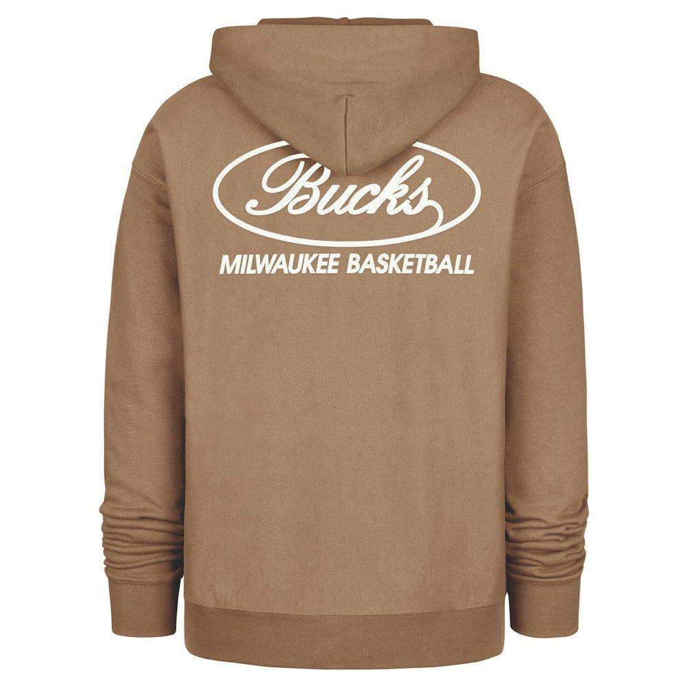 Milwaukee Bucks '47 Triple Double Foundation Premium Hoodie Sweatshirt - Khaki outlet