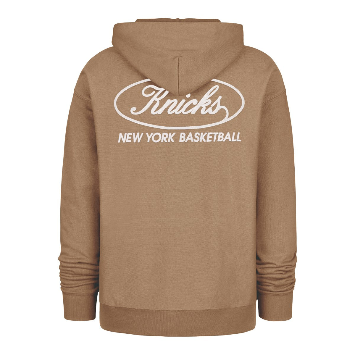 New York Knicks '47 Triple Double Foundation Premium Hoodie Sweatshirt - Khaki sale