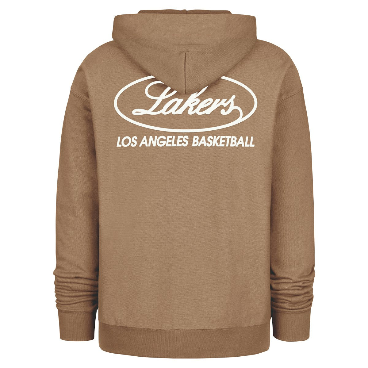 Los Angeles Lakers '47 Triple Double Foundation Premium Hoodie Sweatshirt - Khaki discount