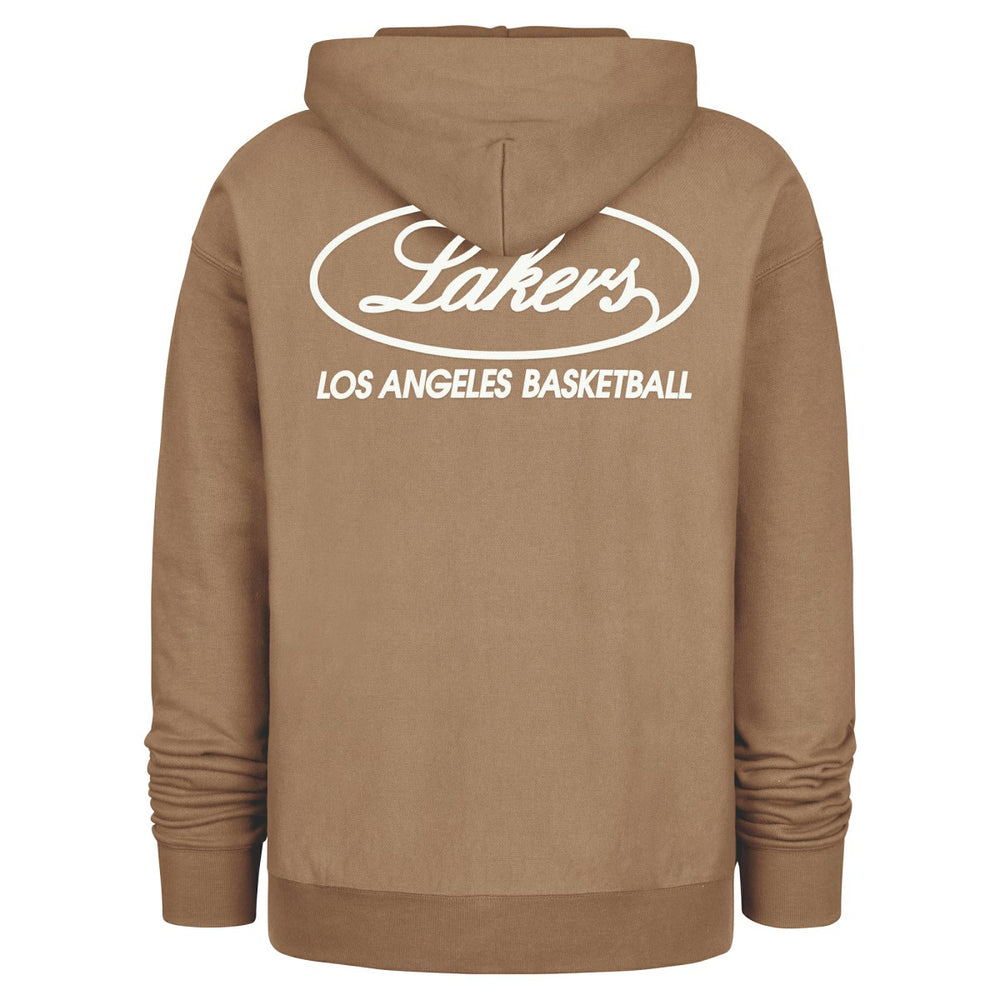 Los Angeles Lakers '47 Triple Double Foundation Premium Hoodie Sweatshirt - Khaki discount