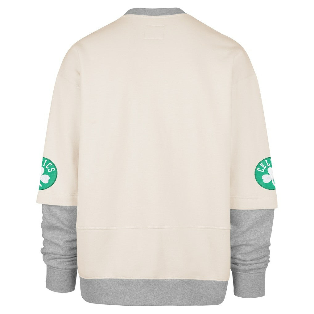 Boston Celtics '47 Crossover Collection Trifecta Double Layered Fleece Sweatshirt - Cream cheap