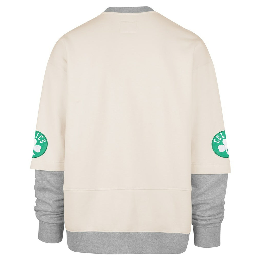 Boston Celtics '47 Crossover Collection Trifecta Double Layered Fleece Sweatshirt - Cream cheap