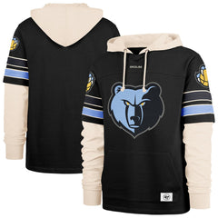 Memphis Grizzlies '47 Split Zone Cornerback Duo Hoodie - Black discount